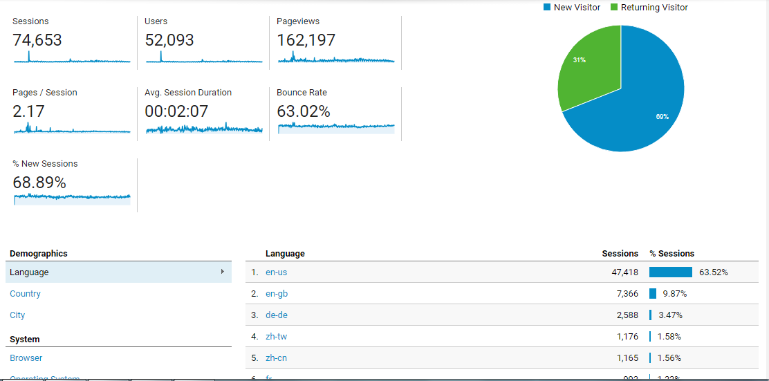 Visitor Analysis Report